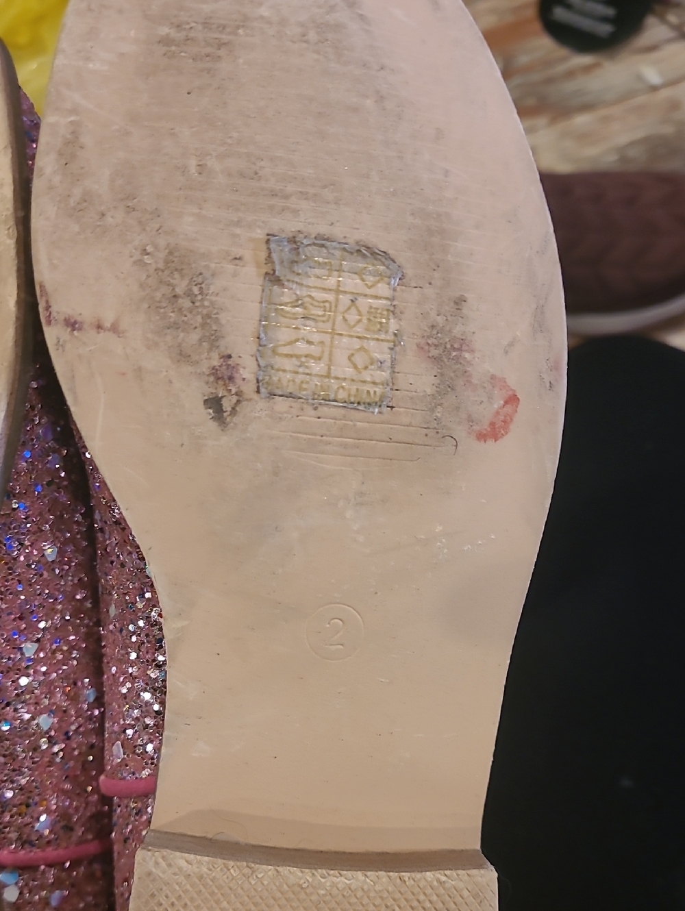 Girls Sparkly Pink Glitter Country Cowboy/Cowgirl Shoe